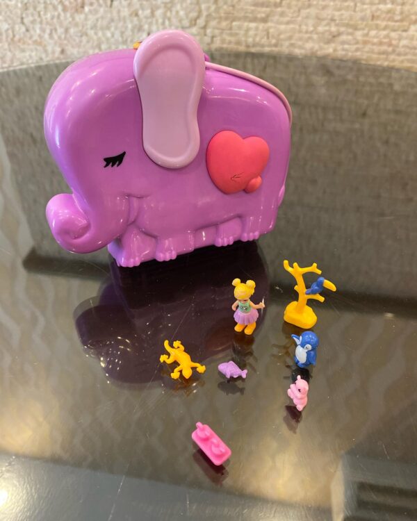 Polly Pocket Compact Playset, Elephant Adventure with a Micro Doll and Accessories