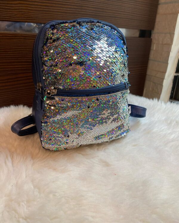 Tagged Sequins Backpack