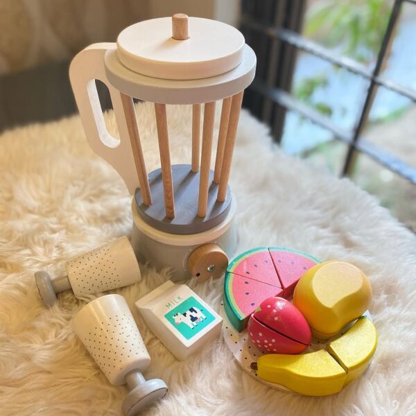 Anko Wooden Blender Smoothie Set