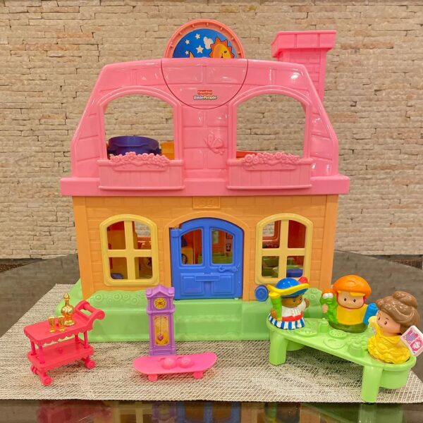 Fisher-Price Little People Happy Sounds Home (PINK)