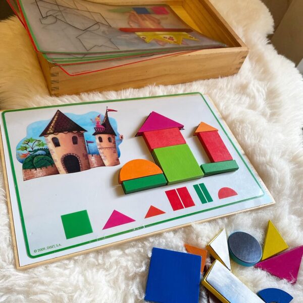 Magnetic Mosaic Wood Game