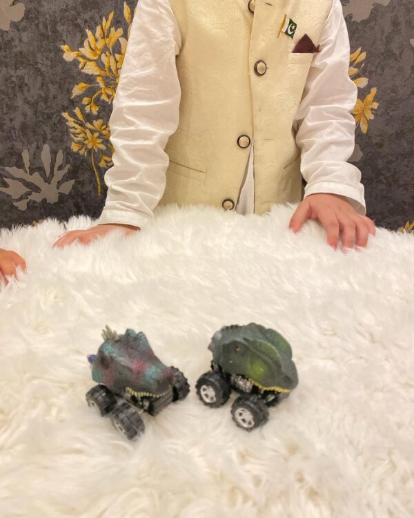 Dino Pull Back Cars Pack of