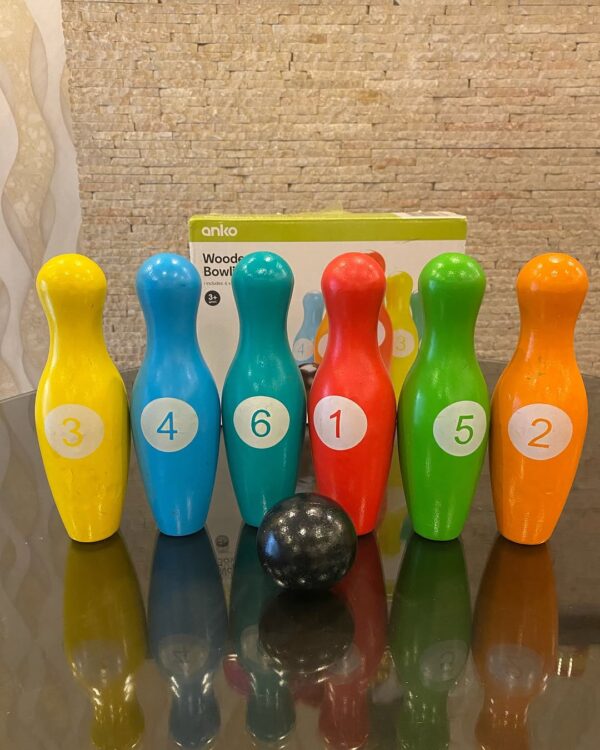 Anko Wooden Bowling Set