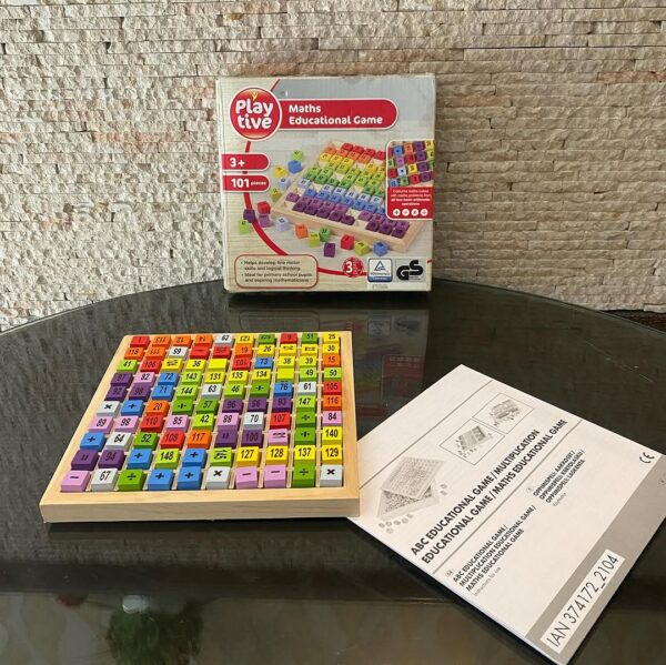 PLAYTIVE MATH GAME 101 PIECES