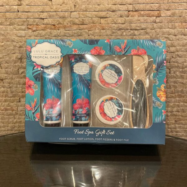 Lulu Grace Tropical Oasis Foot Care Gift Set