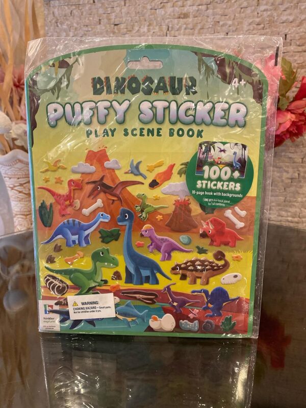 Dinosaurs Puffy Sticker Play Scene