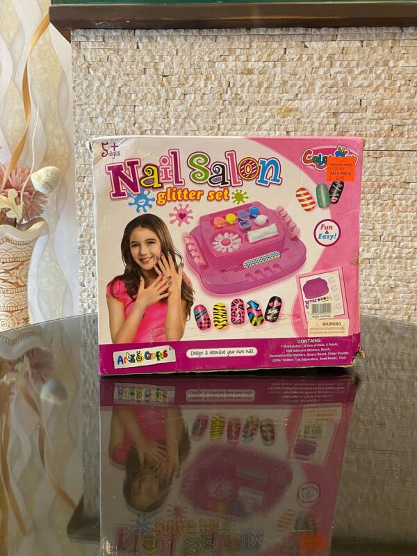 Nail Saloon Glitter Set For Girls