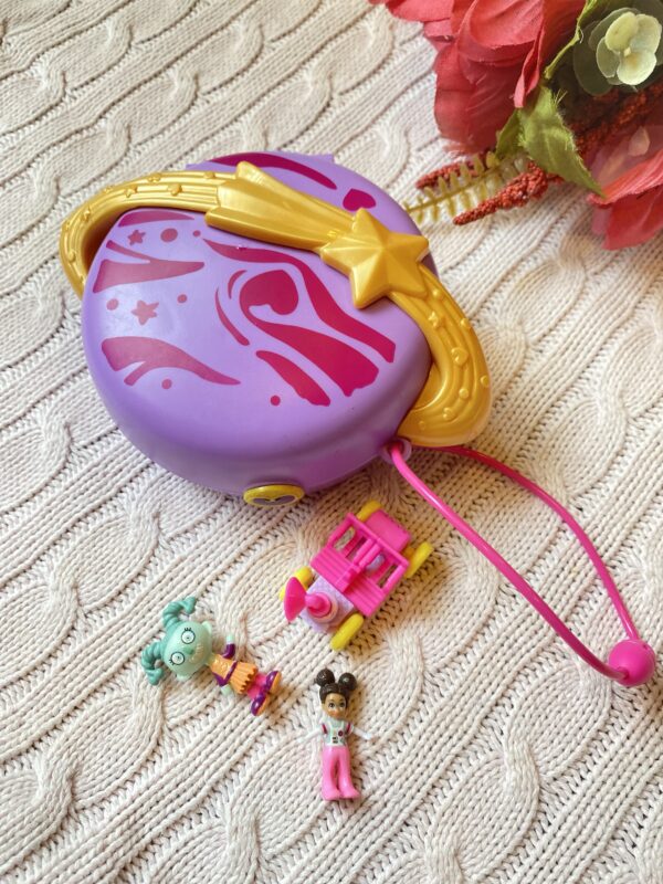 Polly Pocket Saturn Space Explorer Compact, Micro doll & Accessories